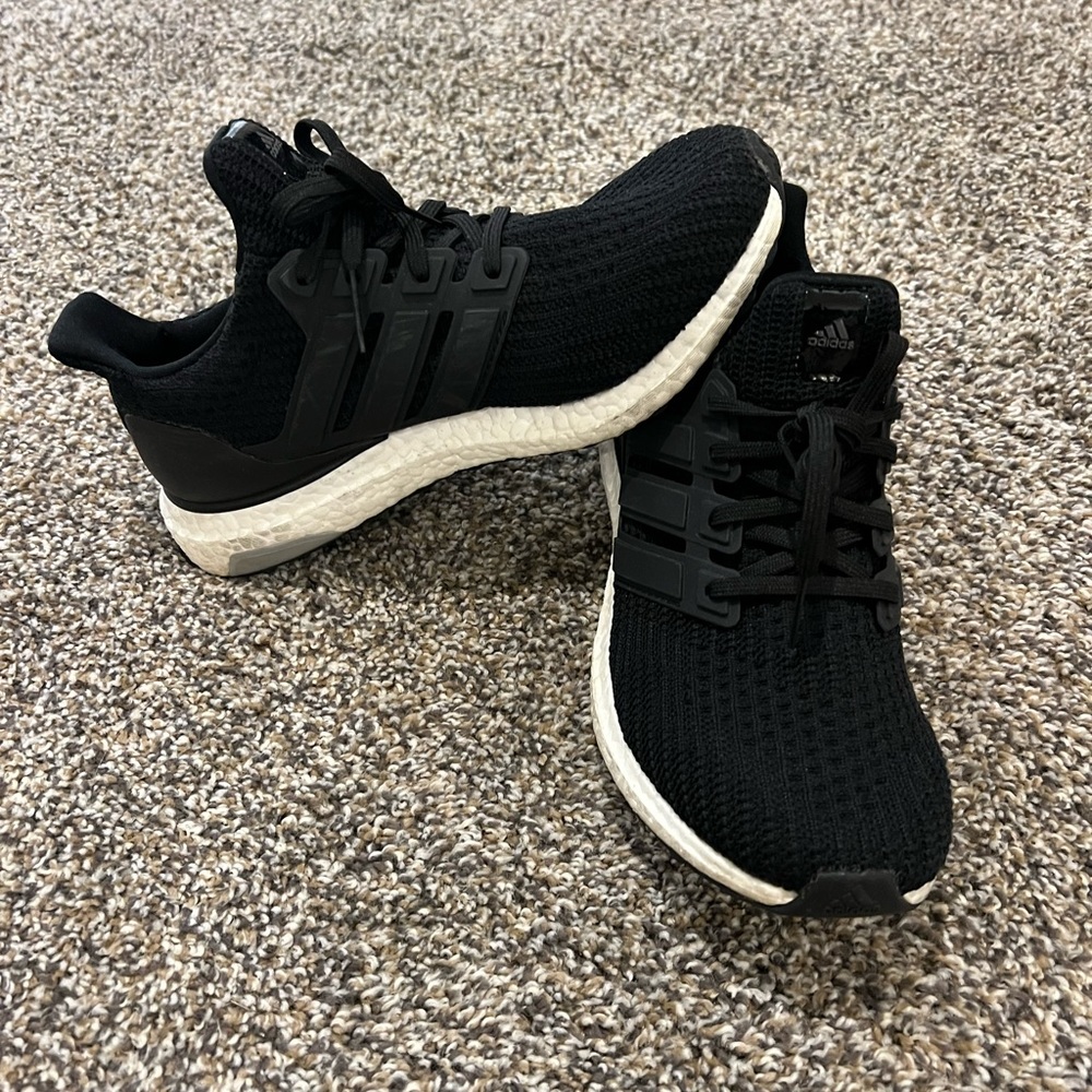 Adidas ultraboosts. Black. Size 8